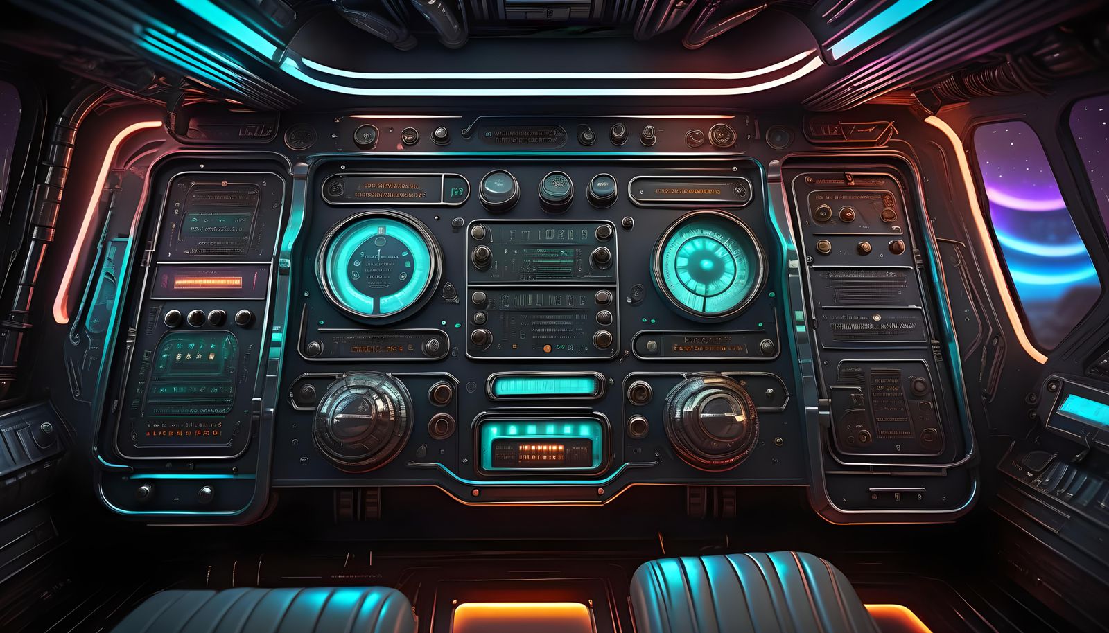 A Futuristic Dieselpunk Control Panel (Continued)