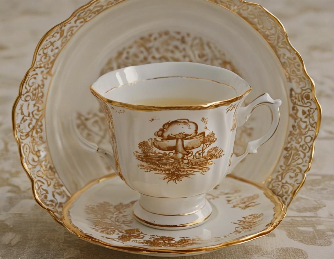 Nuclear Explosion in Teacup: Cinematic Film Still