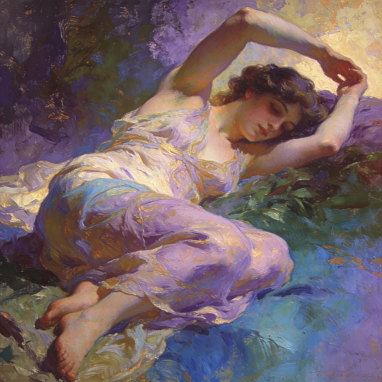 Atmospheric Naturalism in Oil Painting Style