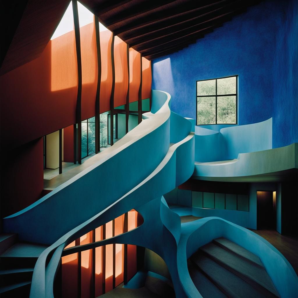 Luis Barragan Inspired House Interior