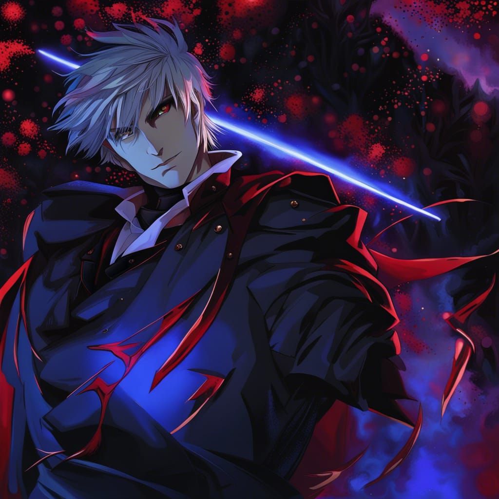 Nero Sparda in Anime Key Visual Style