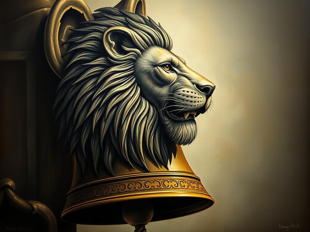 Lioness Bell: Oil Painting Music Poster