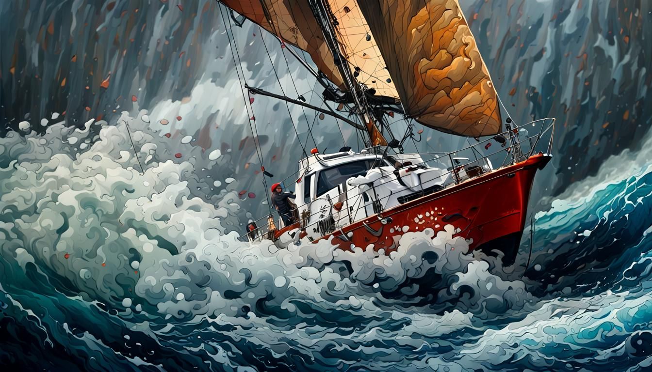 Young Sailor Battles Stormy Drake Passage