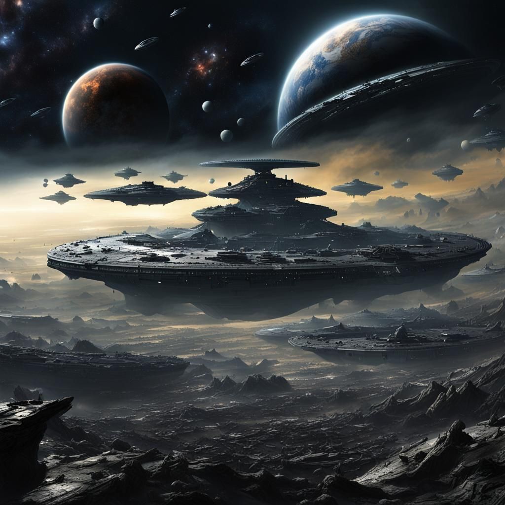 Alien Armada Descends Upon Earth: An Invasion