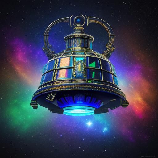 Liberty Bell: Holographic Cosmic Illustration