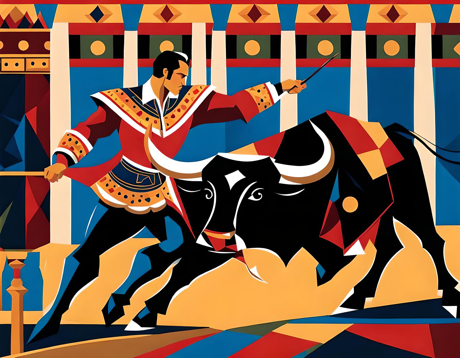 El Matador, El Hombre que se Enfrenta el Toro