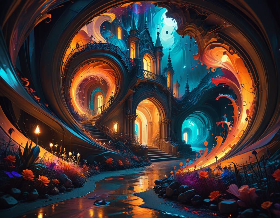 Surreal Mindscape Exploring Mental Health With Psychedelic A...