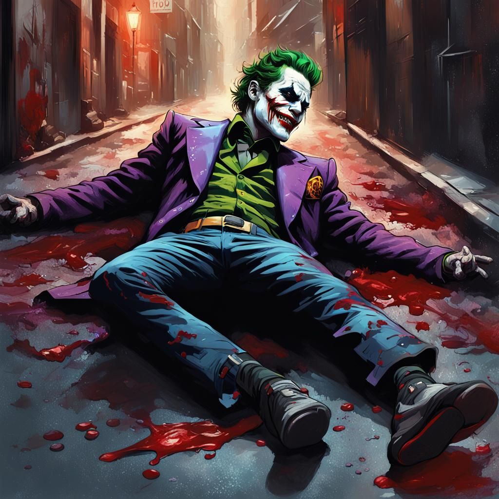 The Joker: A Vivid Alley Confrontation