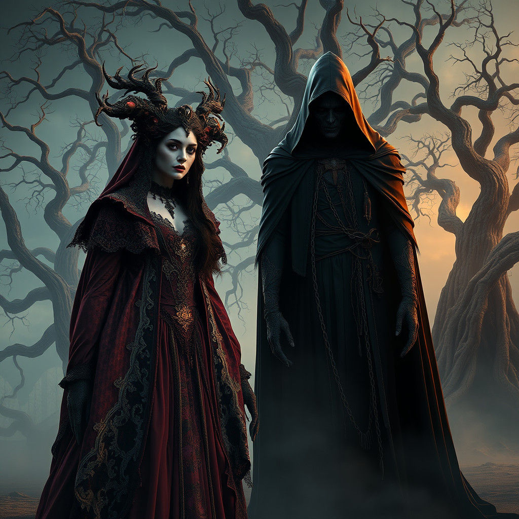 Victorian Wensday and Black Friday in Gothic Fantasy