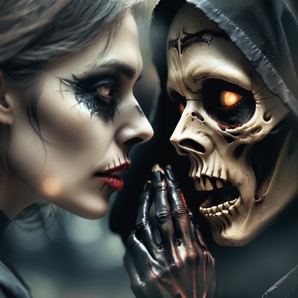 Intimate Encounter with the Grim Reaper