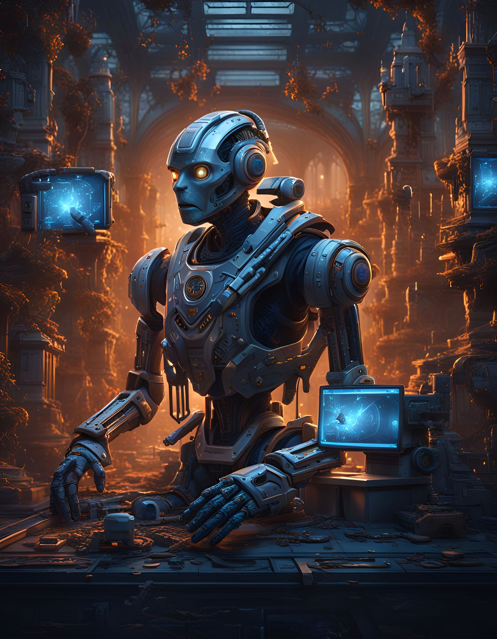 AI as Procurement Tool: Detailed Matte Painting