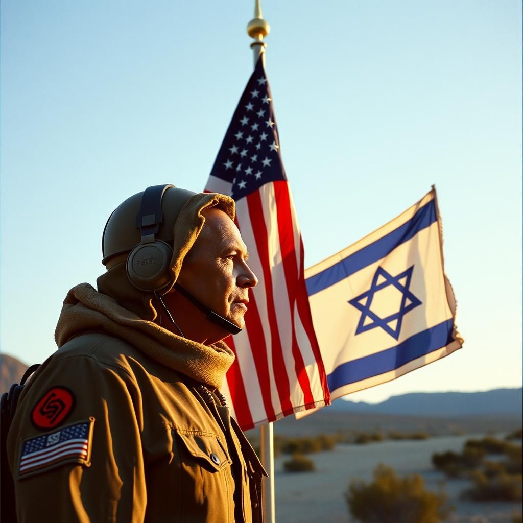 United States and Israel United: Cinematic Film Still