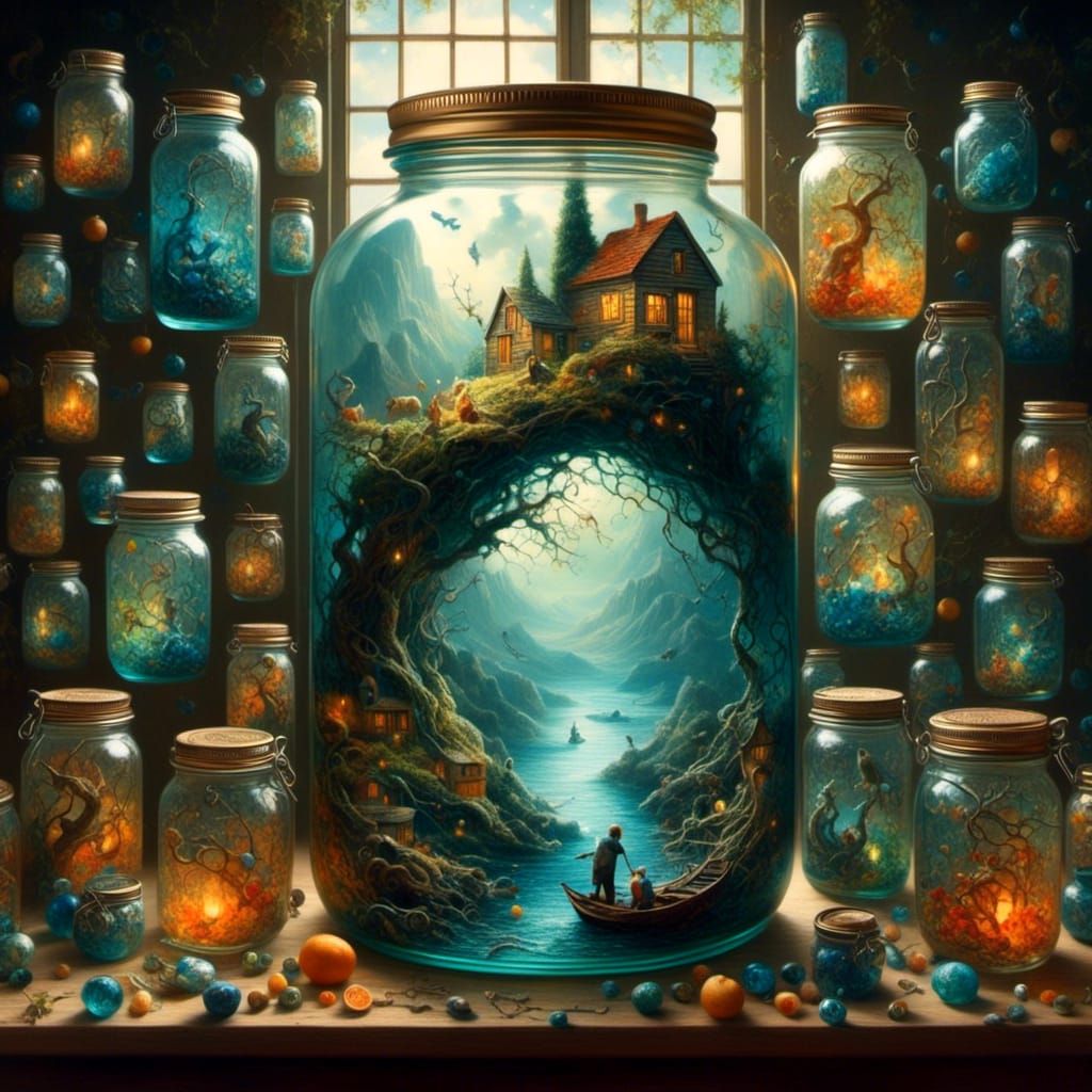 Art in Jars: Miniature Worlds of Romantic Landscapes
