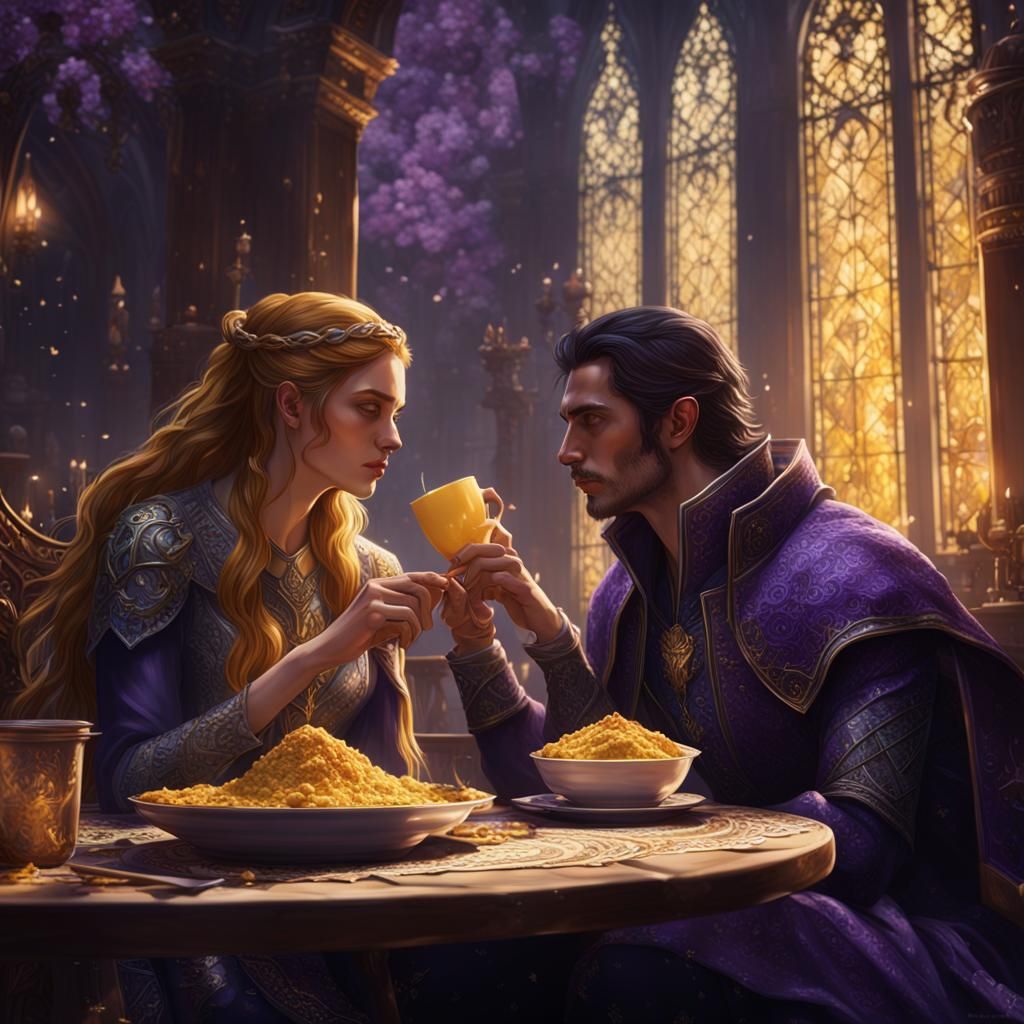 Rhysand and Feyre: A Dark Fantasy Breakfast
