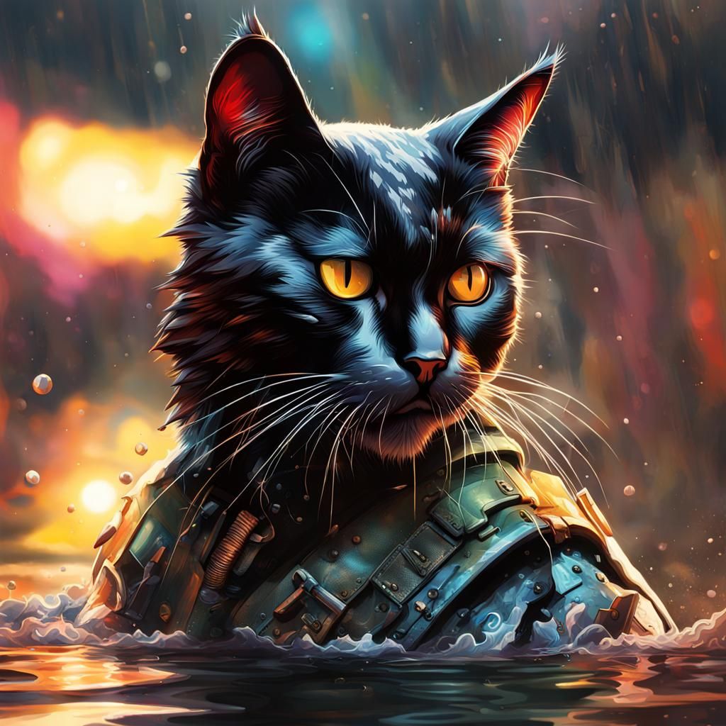 Hyperrealistic Cats on a Covert Mission