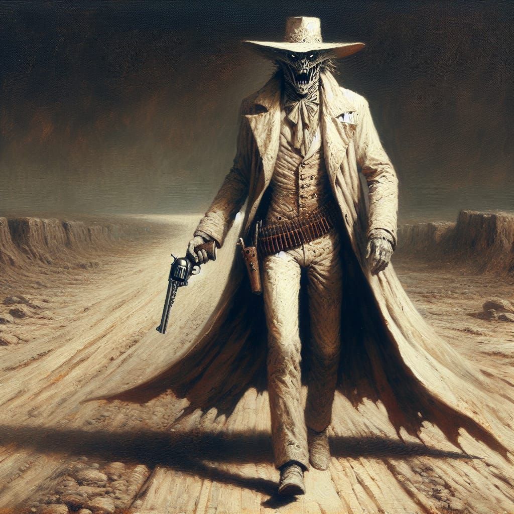 Baroque Gunslinger Traverses a Desolate Apocalypse