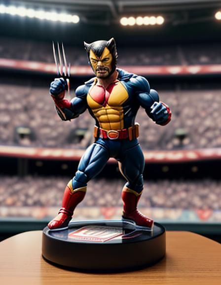 Wolverine and 70s Superhero Bobbleheads