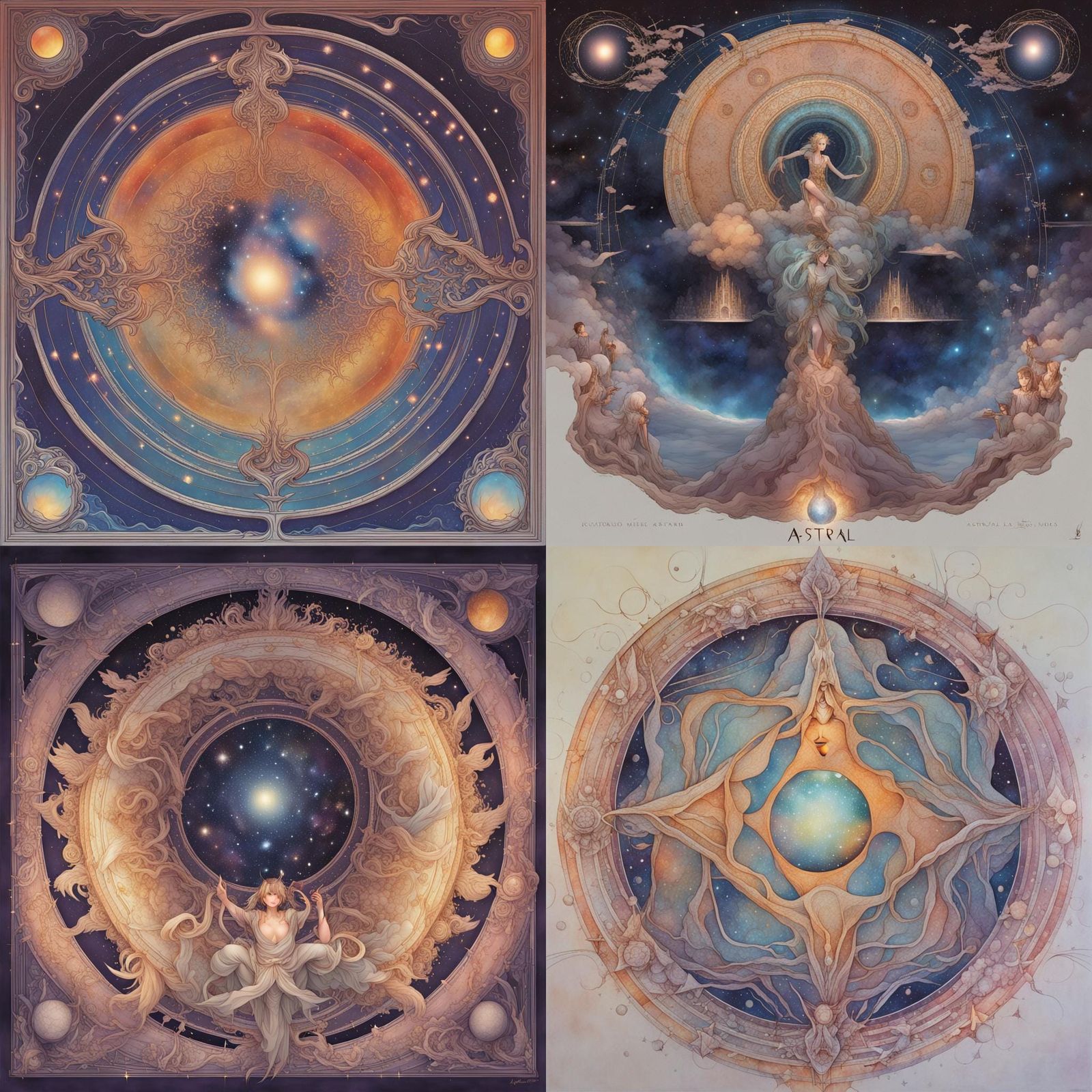 Abstract Astral Design