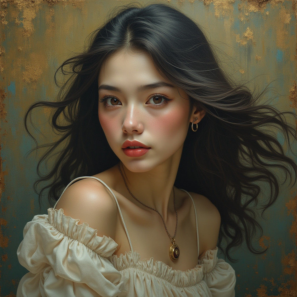 Realistic Princess Painting in Oil on Canvas