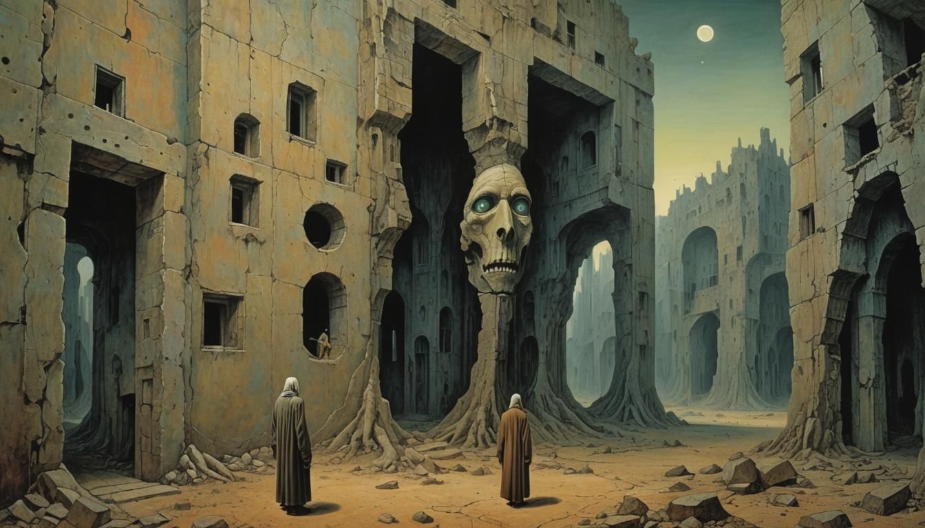 Surreal Eyes Fill Strange Rooms: Psychedelic Masterpiece