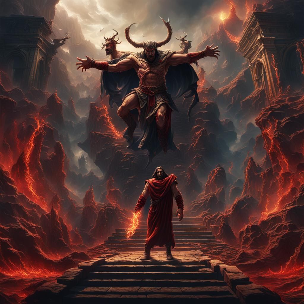 Epic Battle: Satan Versus Jesus Christ