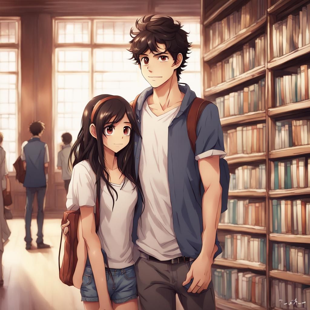 Young couple: A teenage boy, resembling Dylan O’Brien and a ...