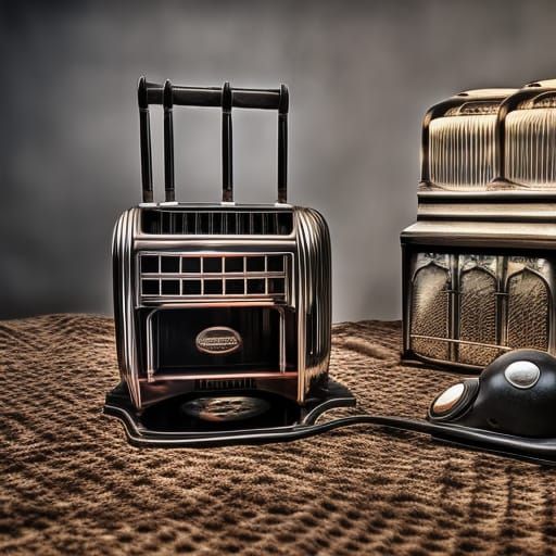 Hyperrealistic Halloween Toaster in Sharp Focus