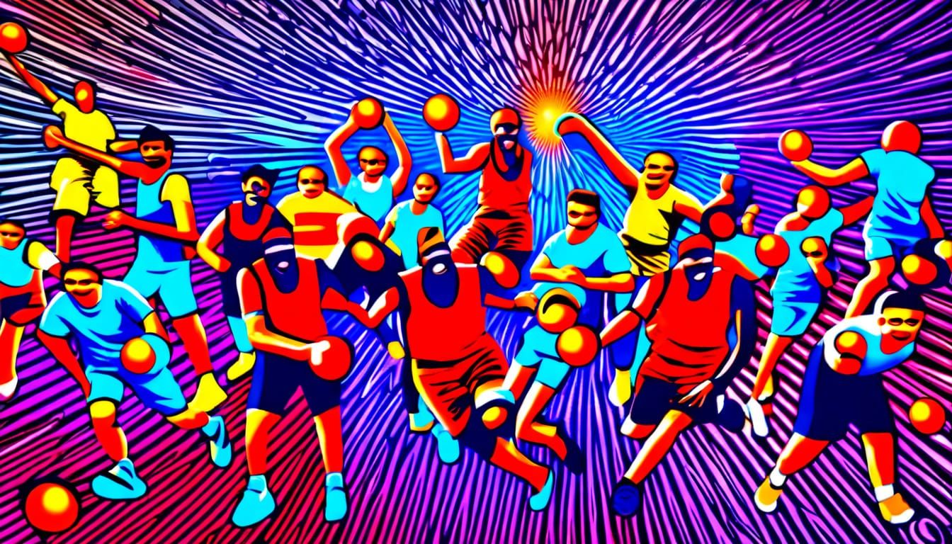 Vibrant Cartoon Portrait in 4k Digital Art