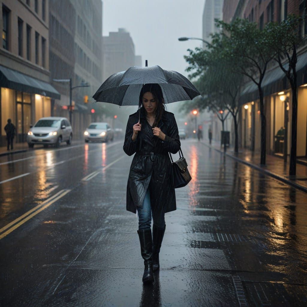 AI Renders a Rainy No-Theme Thursday