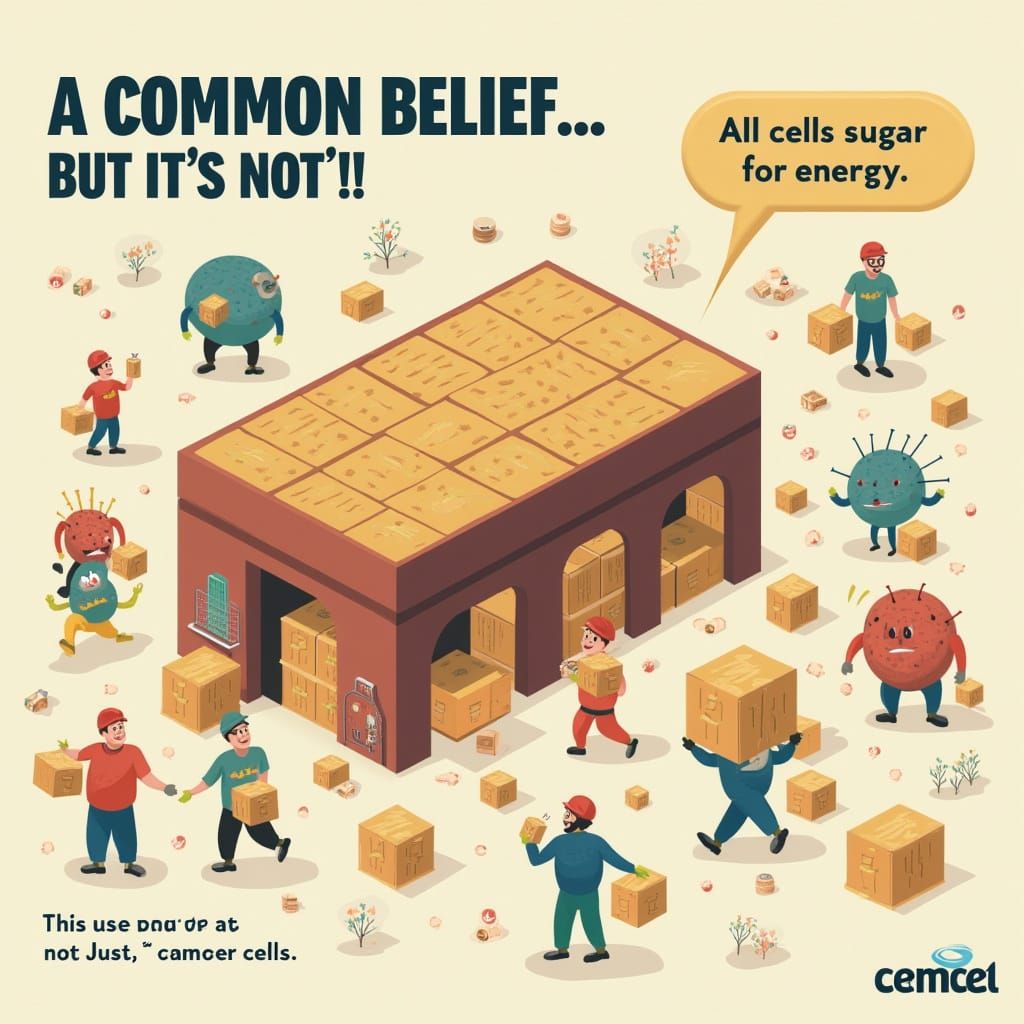 Debunking Cancer Myths: A Flat-Style Educational Illustratio...