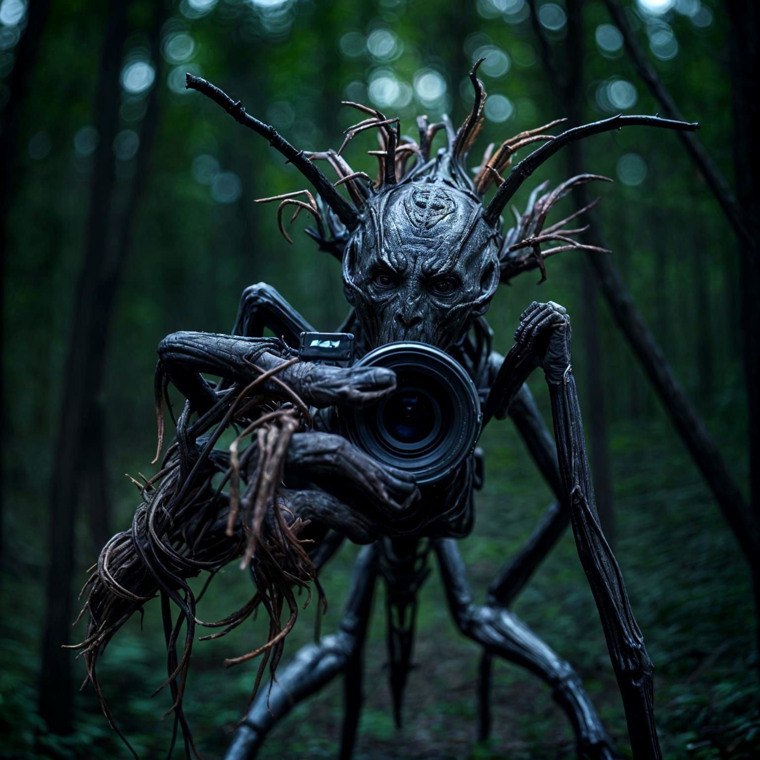 Dark Insectoid Human Terrorizes Twilight Forest