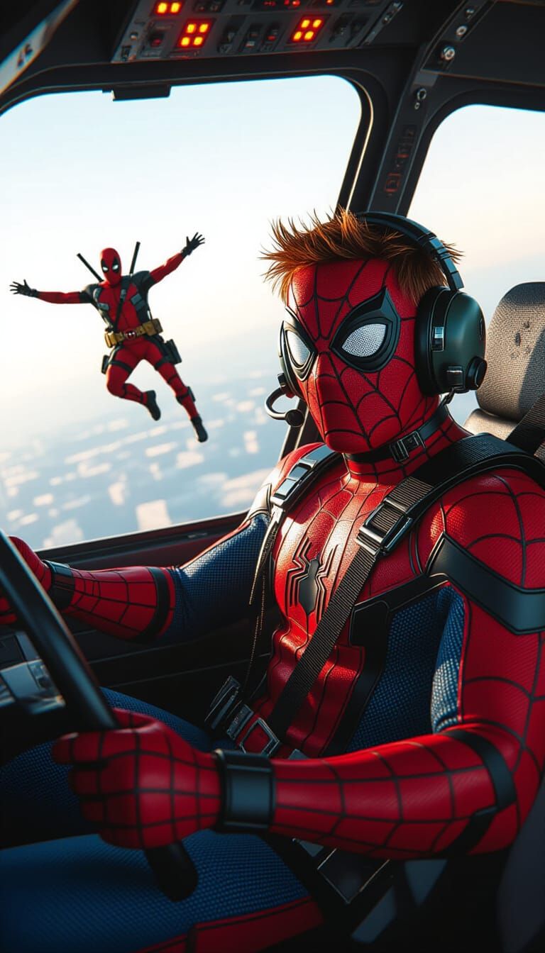 Spider-Man's High-Stakes Flight, Comic Book Drama