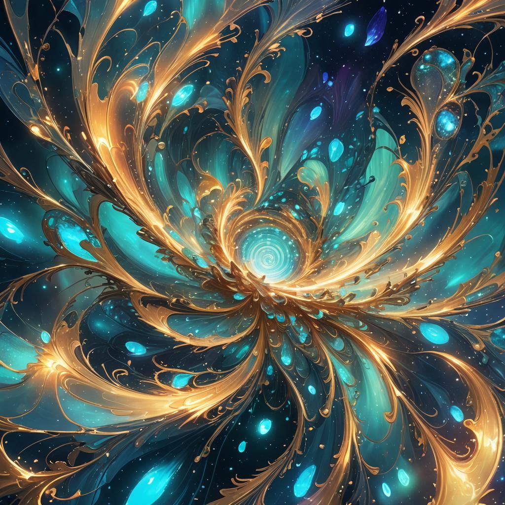 AI Device Radiating Energy: Sci-Fi Concept Art