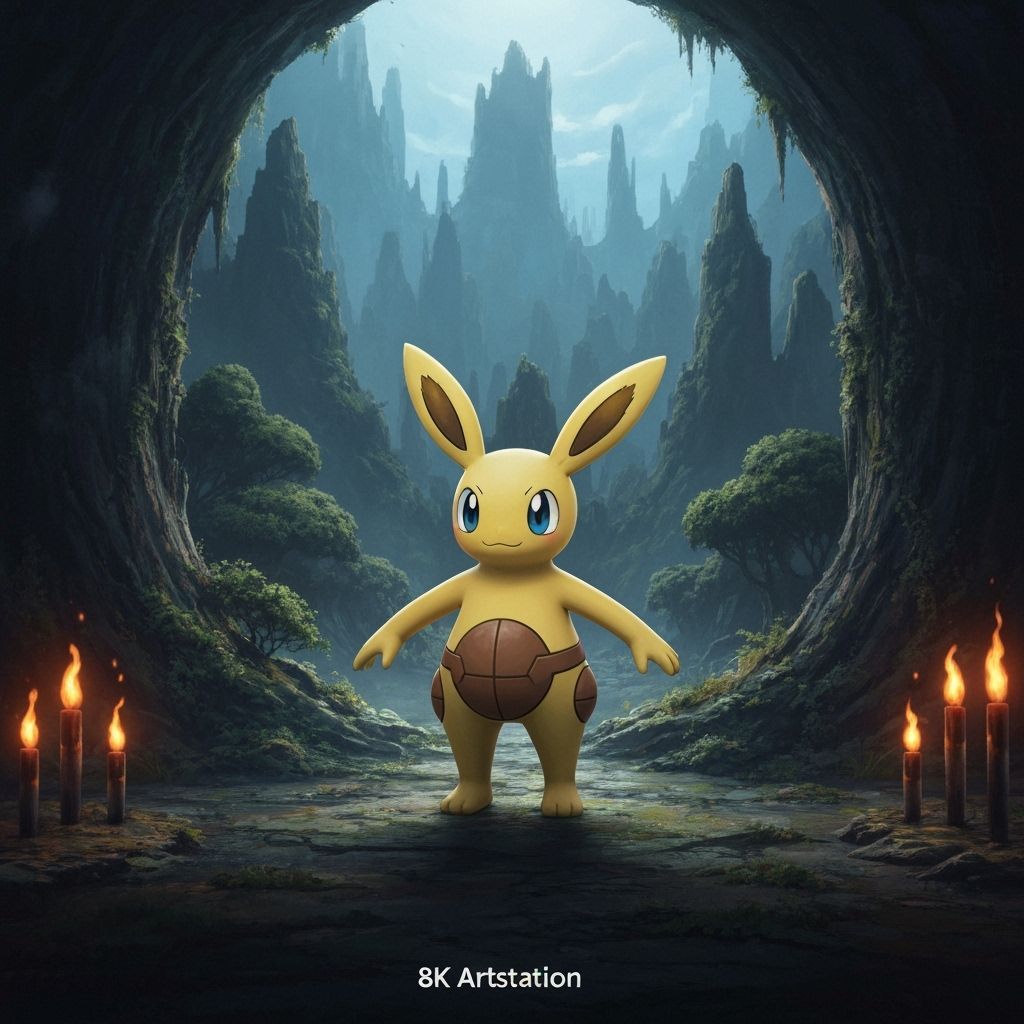 Cute Pokémon Redesign Fantasy Concept Art