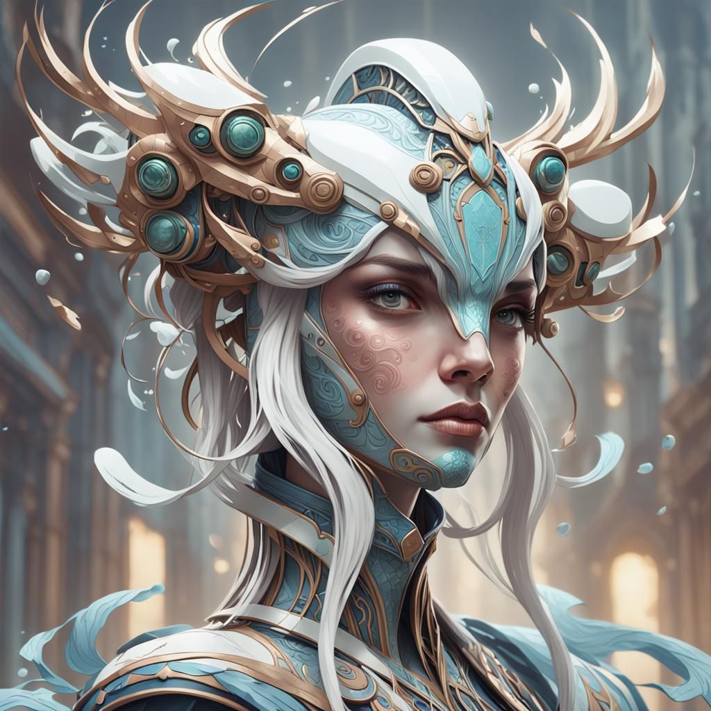 Ethereal Portrait in Soft Tones