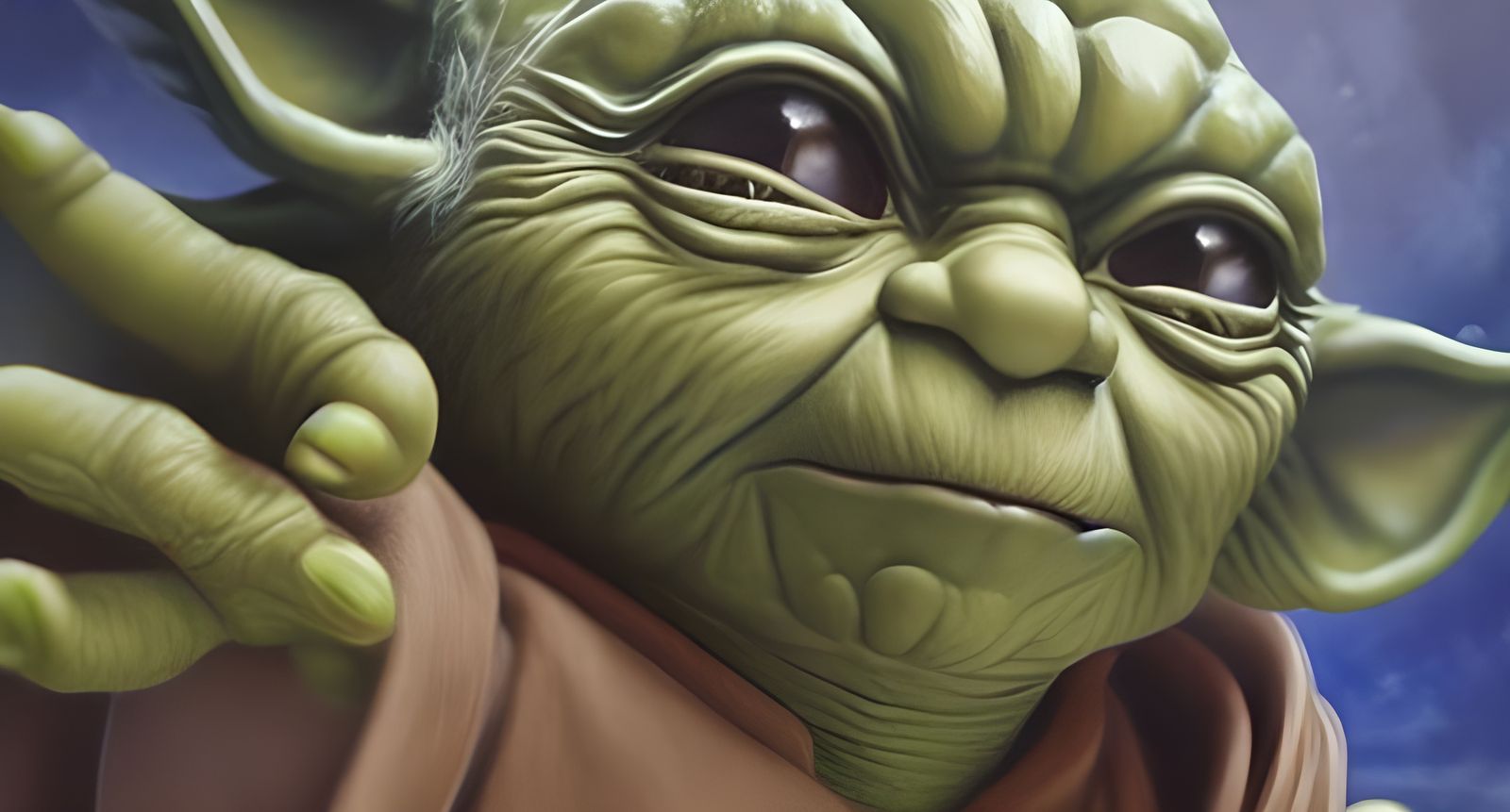 Detailed Yoda Portrait in Renaissance Style