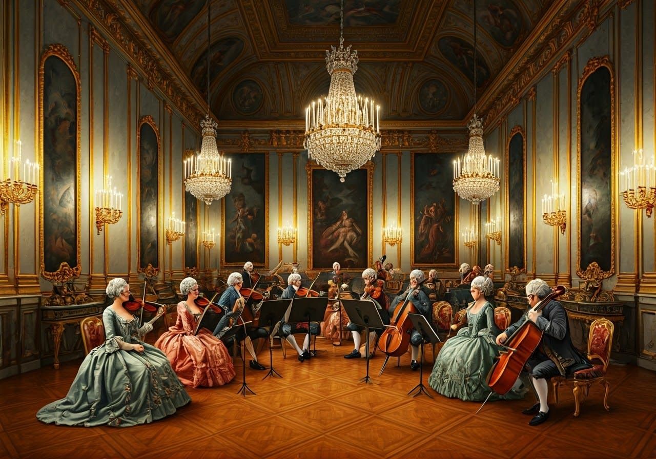 Baroque Masterpiece Concert Hall in Ornate Glory