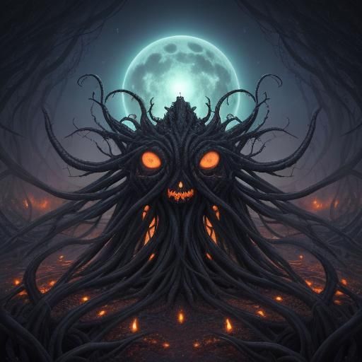 Horrifying Pumpkin Azathoth Fusion: Eldritch Abomination