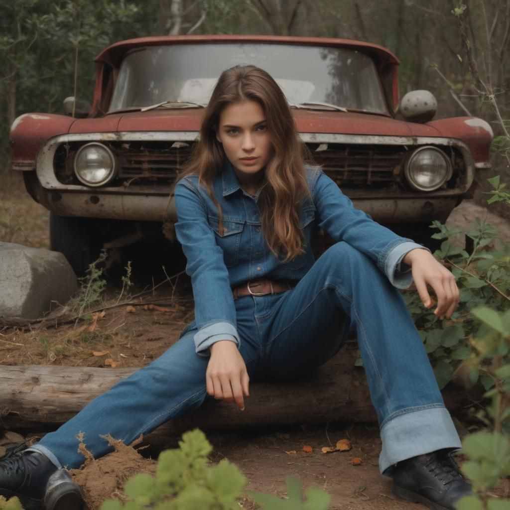 AI Generated Image of a Fashion Model