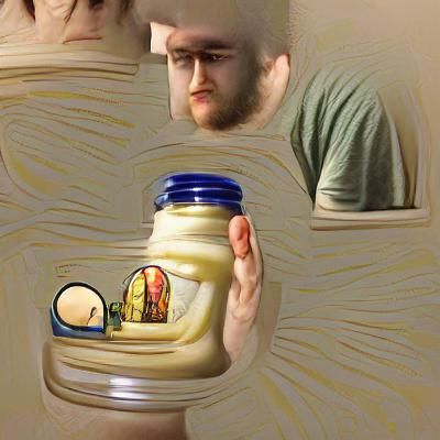 Existential Mayo Jar: A Culinary Identity Crisis