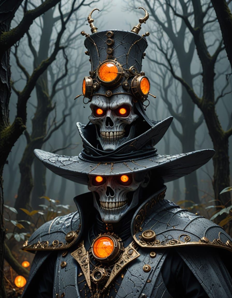 Steampunk Gothic Cathedral Magician's Hat