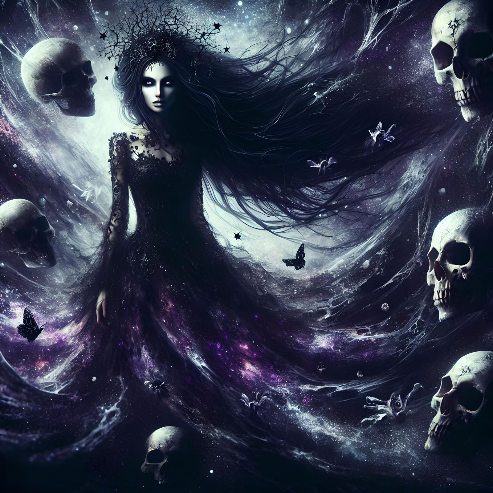 Queen of the Abyss (DALL-E 3)