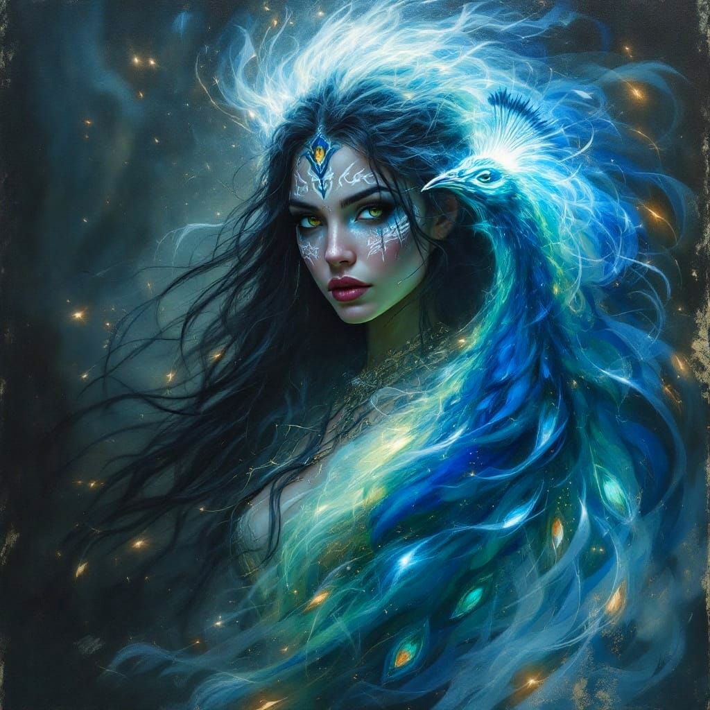 Northern Princess Awakens with Ancient Peacock Spirit