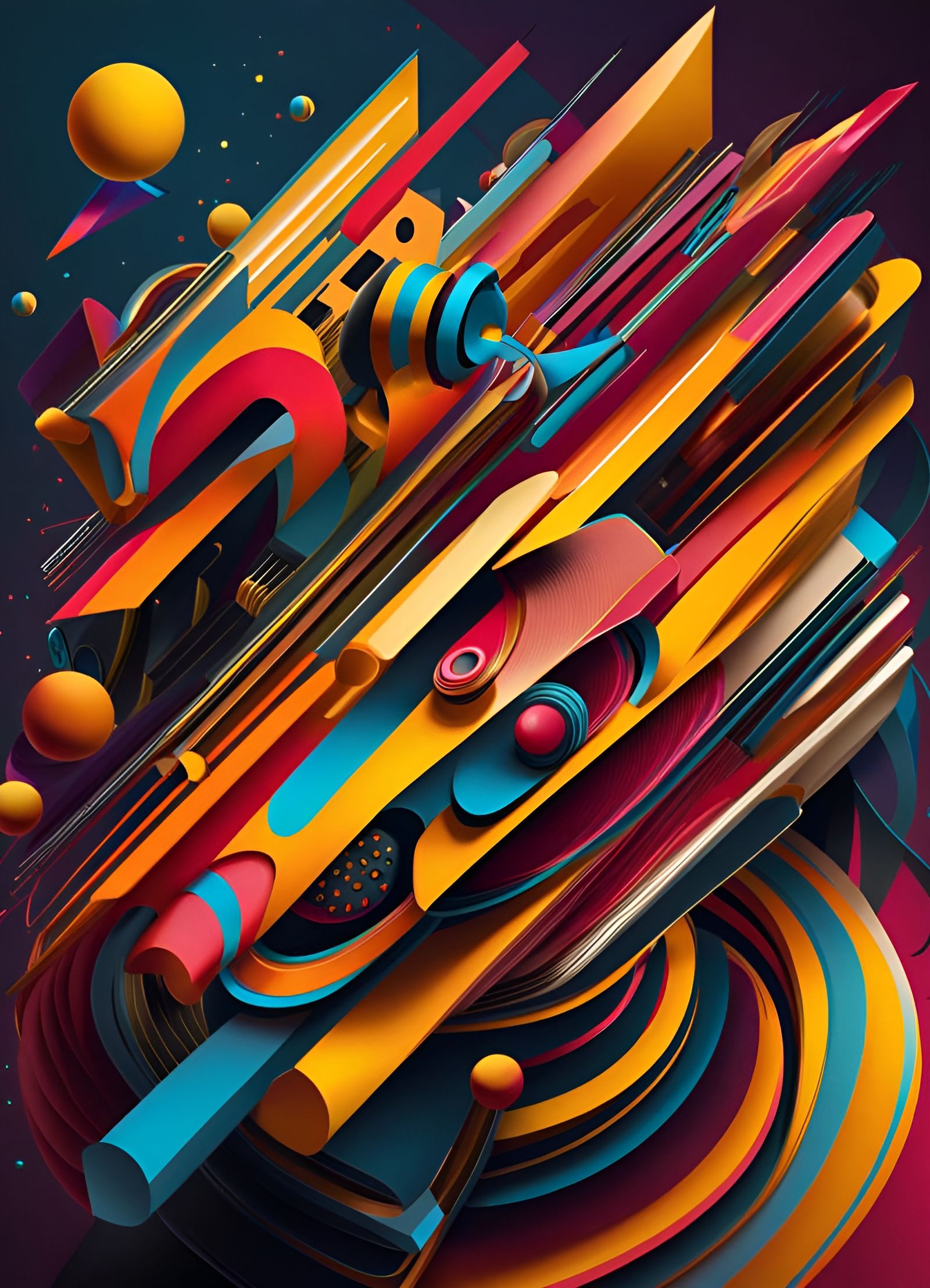 Electronic Club Sandwich Portrait in Hyperrealistic Style