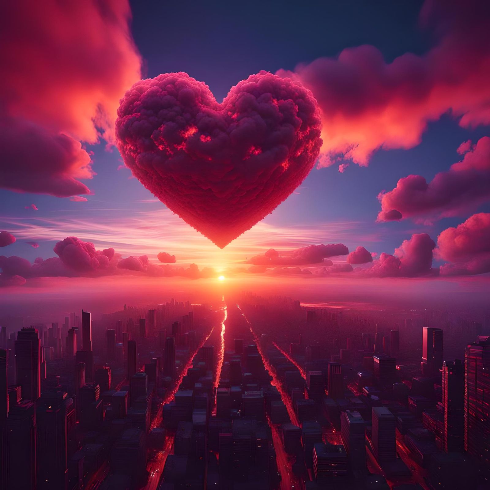 in the heart of the city