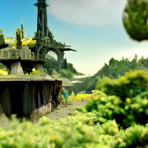 Detailed Matte Painting: Everything in Sight