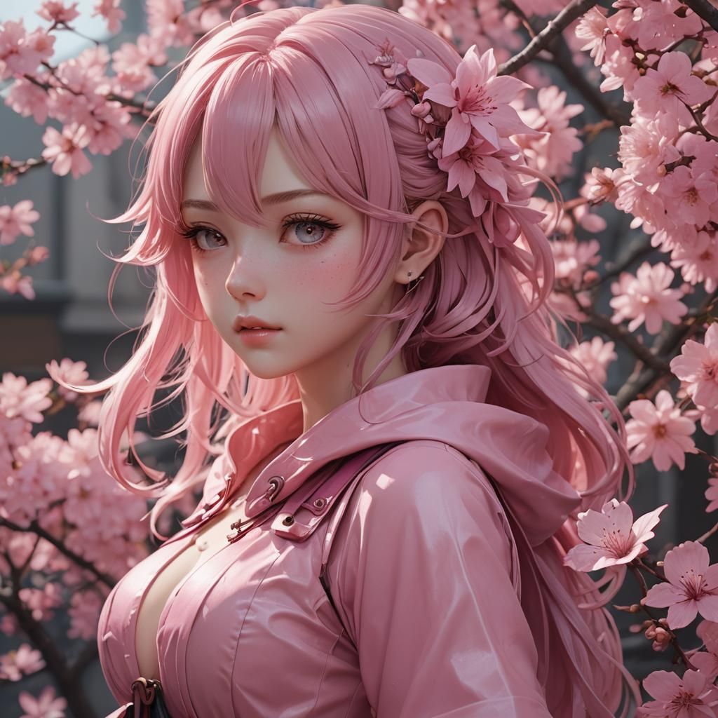 Volupus Pink: Anime 3D Art in 8k