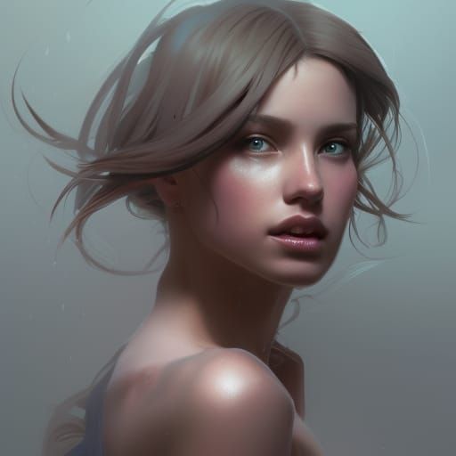 Detailed Portrait of a Beautiful Girl in 8K