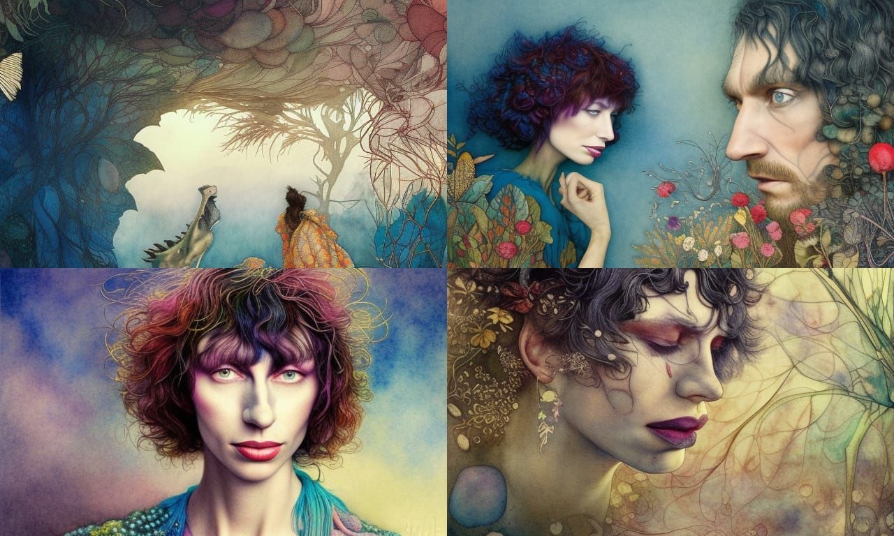 Iridescent Watercolor: Somebody That I Used To Know