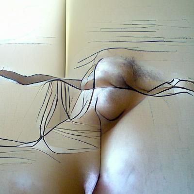 nude line drawing